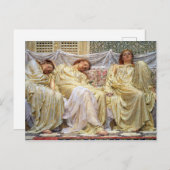 Albert Joseph Moore Dreamers Postkarte (Vorne/Hinten)