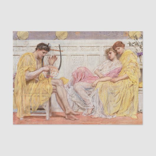 Albert Joseph Moore | Musiker (ca. 1867) Seidenpapier (Vorderseite)