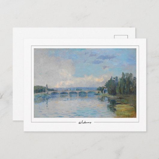 Albert Lebourg #167 - Fine Art Postcard Postkarte (Vorne/Hinten)