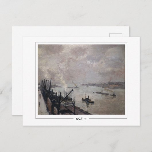 Albert Lebourg #180 - Fine Art Postcard Postkarte (Vorne/Hinten)