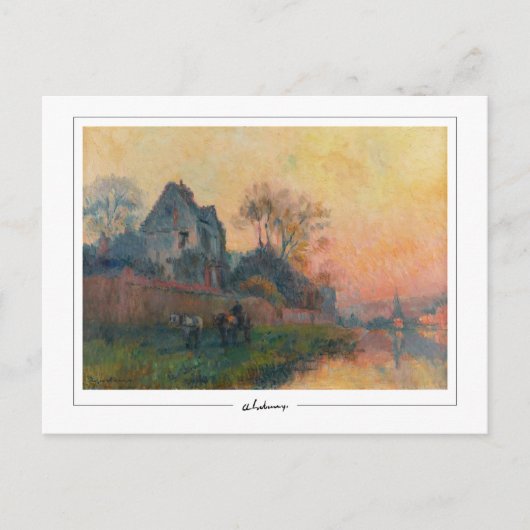 Albert Lebourg #47 - Fine Art Postcard Postkarte (Vorderseite)