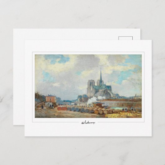 Albert Lebourg #6 - Fine Art Postcard Postkarte (Vorne/Hinten)