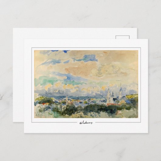 Albert Lebourg #85 - Fine Art Postcard Postkarte (Vorne/Hinten)