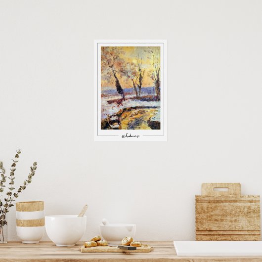 Albert Lebourg Zedign Art Poster #3 (Küche)