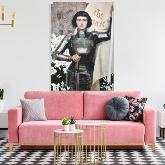 Albert Lynch - Joan of Arc Leinwanddruck (Insitu (Wohnzimmer))