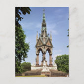 Albert Memorial aus der Albert Hall Postkarte (Vorderseite)