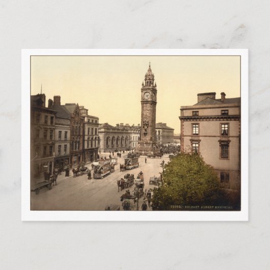 Albert Memorial. Belfast. Landkreis Antrim, Irland Postkarte (Vorderseite)