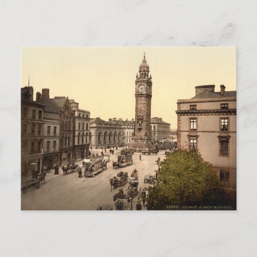 Albert Memorial, Belfast, Landkreis Antrim Postkarte (Vorderseite)