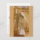 Albert Moore A garden CC0724 Postcard Postkarte (Vorne/Hinten)