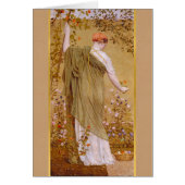 Albert Moore Garden Frauen sammeln Blume Card (Vorne)