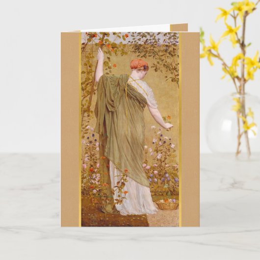 Albert Moore Gartenkarte CC0723 Karte (Gelbe Blume)