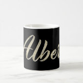 Albert Name whitegold Tasse Teetasse Kaffeetasse (Mittel)