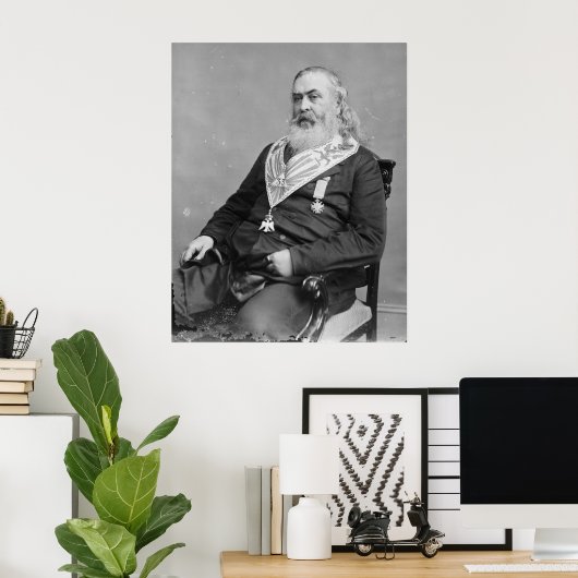 Albert Pike Poster (Heimbüro)