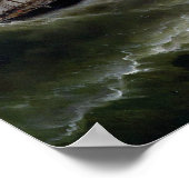 Albert Rieger Steamboat vor der Küste Poster (Ecke)