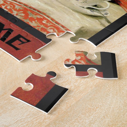 Albert Samuel Anker ~ Tea Time Postcard Puzzle (Seite)