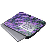 Albert Schweitzer Inspiration Zitat "Blume" Laptopschutzhülle (Vorne Knopf)