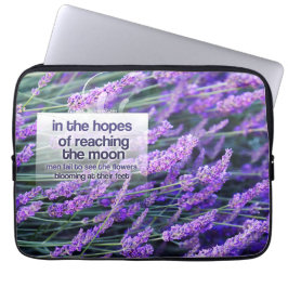 Albert Schweitzer Inspiration Zitat "Blume" Laptopschutzhülle