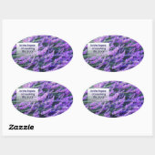 Albert Schweitzer Inspiration Zitat "Blume" Ovaler Aufkleber (Blatt)