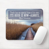 Albert Schweitzer Inspiration Zitat "Wahrheit" Mousepad (Mit Mouse)