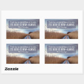 Albert Schweitzer Inspiration Zitat "Wahrheit" Rechteckiger Aufkleber (Blatt)