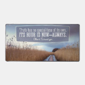 Albert Schweitzer Inspiration Zitat "Wahrheit" Schreibtischunterlage (Vorderseite)