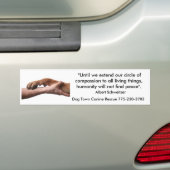 Albert Schweitzer-Zitat Autoaufkleber (Auf Auto)