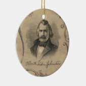 Albert Sidney Johnston Keramik Ornament (Rechts)