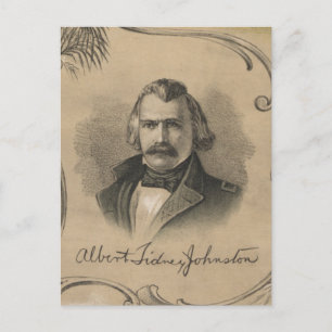 Albert Sidney Johnston Postkarte