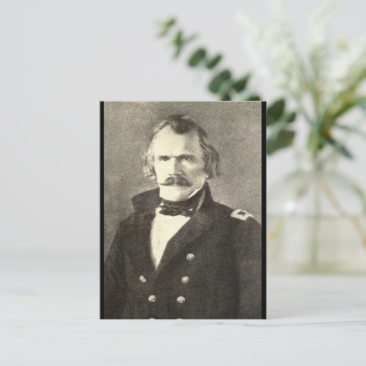 Albert Sidney Johnston Postkarte (Stehend Vorderseite)