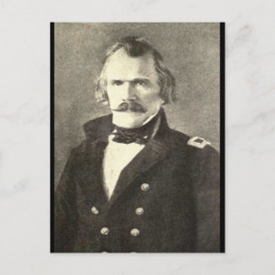 Albert Sidney Johnston Postkarte