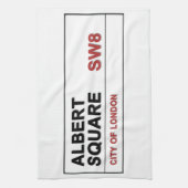 Albert Square London England Handtuch (Vertikal)