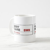 Albert Square London England Kaffeetasse (Vorderseite Links)