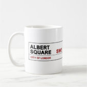 Albert Square London England Kaffeetasse (Links)