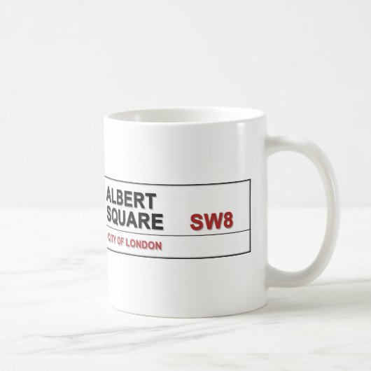 Albert Square London England Kaffeetasse (Rechts)