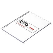 Albert Square London England Notizblock (Linke Seite)