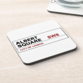 Albert Square London England Untersetzer (Linke Seite)