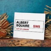 Albert Square London Fotoplatte (Seite)