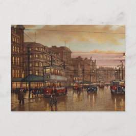 Albert Square Manchester STEVEN SCHOLES Postkarte