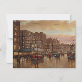 Albert Square Manchester STEVEN SCHOLES Postkarte