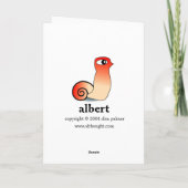 Albert zu Weihnachten (Rückseite)