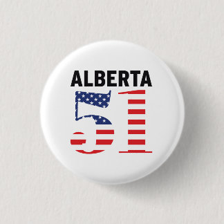 Alberta 51. American Staat WEXIT Button