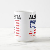 Alberta 51. American Staat WEXIT Kaffeetasse (Mittel)