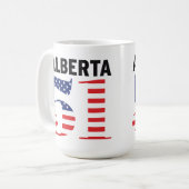 Alberta 51. American Staat WEXIT Kaffeetasse (Vorderseite Links)