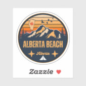 Alberta Beach, Alberta Aufkleber (Blatt)