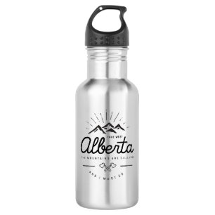 Alberta Berge rufen mich an, ich muss Monotone geh Edelstahlflasche