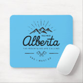 Alberta Berge rufen mich an, ich muss Monotone geh Mousepad (Mit Mouse)