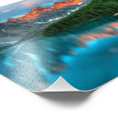 Alberta Canada Lake Louise Summer Adventure Fotodruck (Ecke)