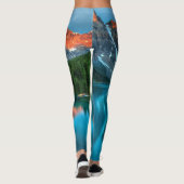 Alberta Canada Lake Louise Summer Adventure Leggings (Rückseite)