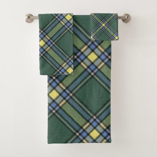 Alberta Canada Provincial Tartan Badhandtuch Set (Insitu)