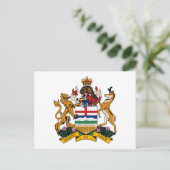 Alberta Coat of Arms Postkarte (Stehend Vorderseite)